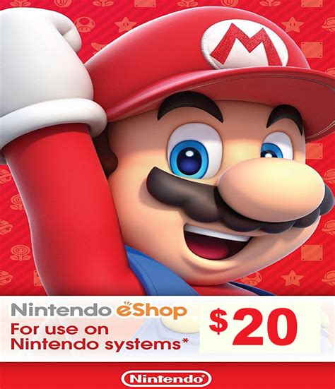 Nintendo EShop Card 20 USD ExoPlayZone