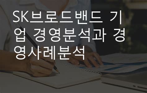 Sk브로드밴드 기업 경영분석과 경영사례분석