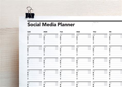 Social Media Calendar & Planner | Rumble Design Store