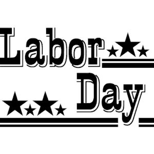 Labor Day Clip Art Black And White