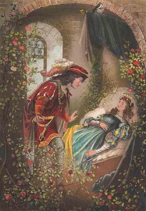 E Doleschal Dornröschen 1894 Briar Rose Or Sleeping Beauty