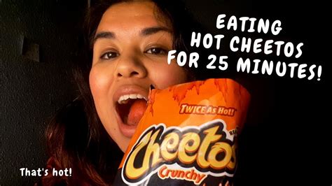 Asmr Eating Hot Cheetos For Minutes Whispering Youtube