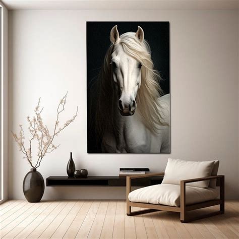 Large Horse Canvas - Etsy