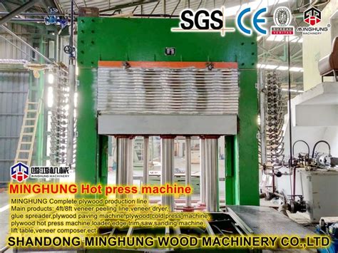 CNC Machine Plywood Hot Press SHANDONG MINGHUNG WOOD MACHINERY CO LTD