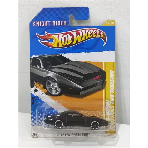 Hot Wheels KITT Knight Rider Knight Industries Two Thousand K I T T Bottom Card A Bit Dirty