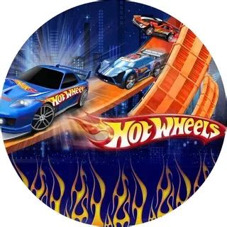 Painel Redondo Sublimado Festa Infantil Hot Whells Wheels Mercadolivre Hot Wheels Hot