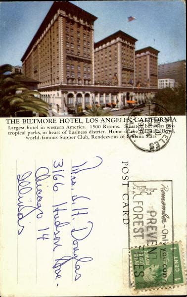 The Biltmore Hotel Los Angeles, CA