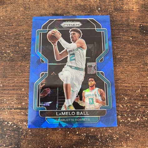 Yahoo Panini Nba Prizm Lamelo Ball Blue Ice