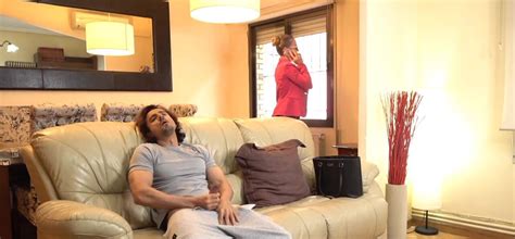 Busty MILF Catches The Indian Dude Jerking His Big Dick ZB Porn