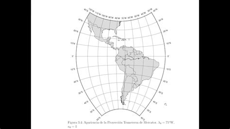 Proyección Transversa de Mercator Cálculo Directo Parte 1 YouTube