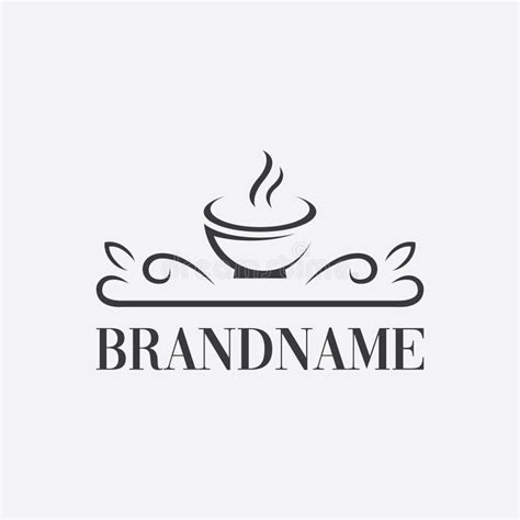 Logo For Cafe Or Restaurant Cafe Logo Stock Vector Illustration Of