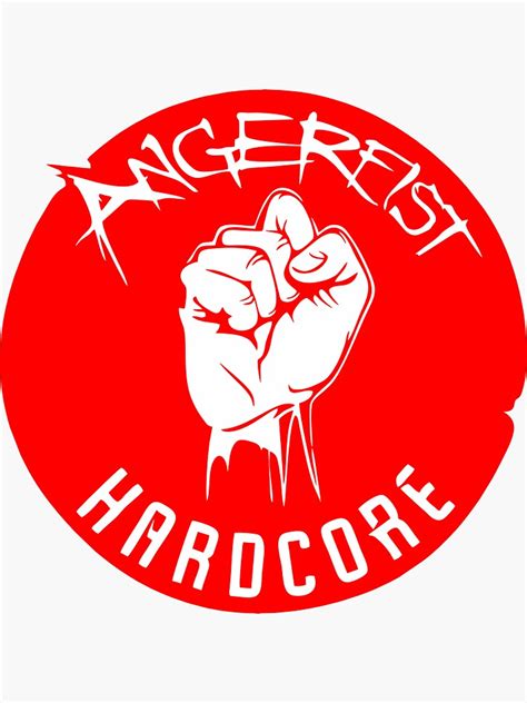 "BEST SELLING - Angerfist Logo " Sticker for Sale by ameniadnr | Redbubble