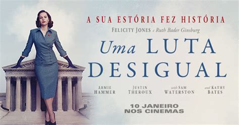 Uma Luta Desigual On The Basis Of Sex Ante Estreia A 9 Jan Em Lisboa E No Porto