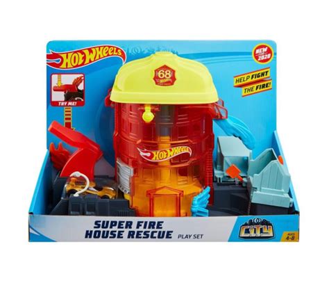 Hot Wheels Zestaw Remiza Stra Acka Pojazdy Tory I Gara E Sklep Internetowy Al To