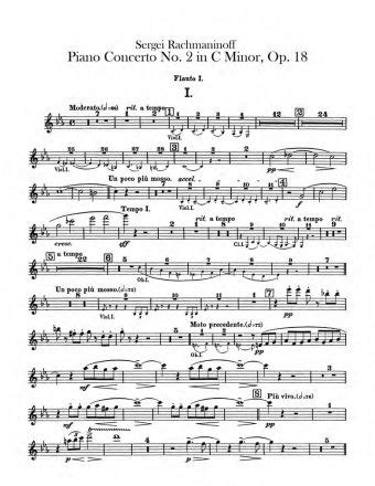 Rachmaninoff - Piano Concerto No.2, Op.18 Sheet Music