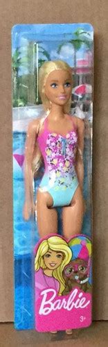 Mattel Barbie Doll Blonde Wearing Swimsuit Model GHW37 For Sale Online