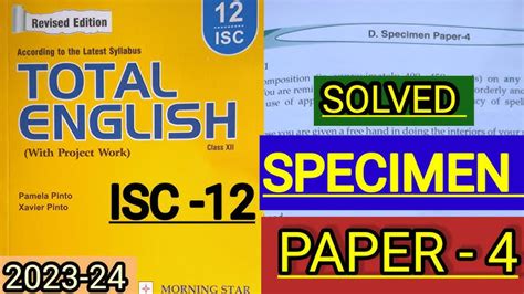 Icse Ix Total English Solution 2023 24 Solved Practice 54 Off