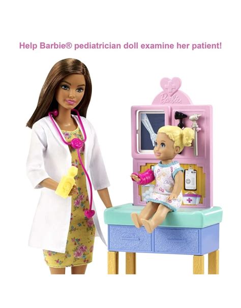 MTL DHB GTN BARBIE CAREER PLAYSET PEDIATRICIAN BRUNETTE My Tobbies Toys Hobbies