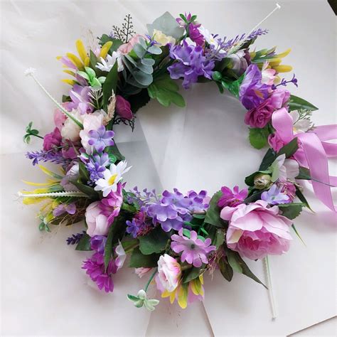 Венок полевой с цветами и травами "Крымский букет" в интернет-магазине ...