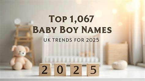Top 1,067 Baby Boy Names: UK Trends For 2025 | Dad Blog