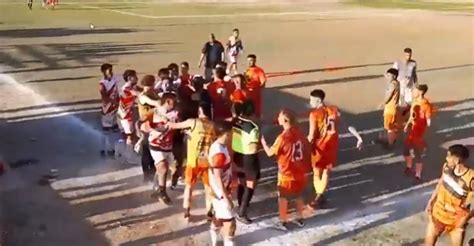 Video Nuevamente La Violencia Se Adueñó Del Fútbol Sanjuanino San