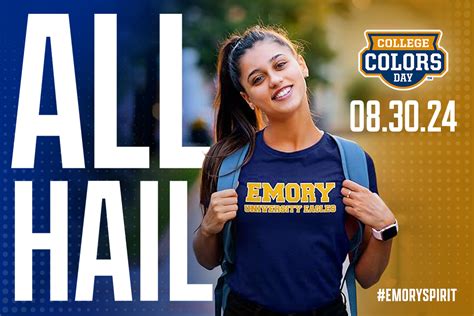 Get Ready To Celebrate Your Emory Spirit On College Colors Day