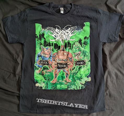 Signs Of The Swarm Rampage Fuck Your God TShirtSlayer TShirt And BattleJacket Gallery