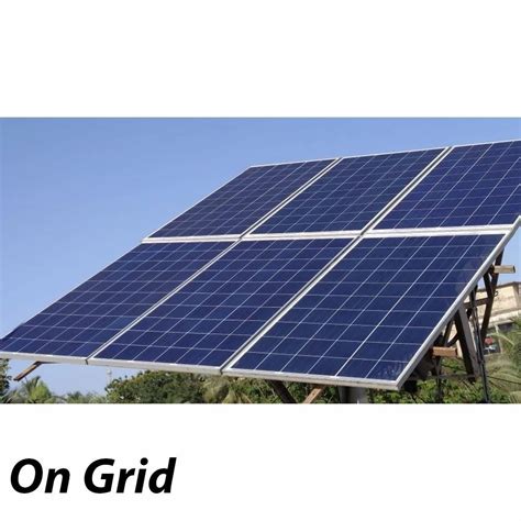 Monocrystalline On Grid Solar Panel At Rs 72000 Kw Monocrystalline