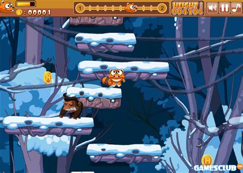 Raccoon Jump Play Online On Flash Museum 🕹️