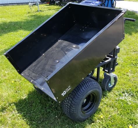 Motorized Cart Electric Powered w/ Dump - 10cu Feet Steel Bed