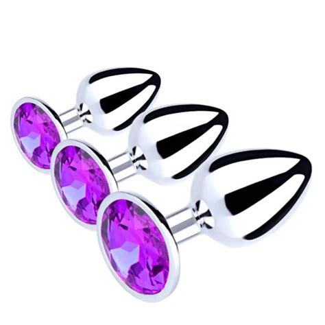 Kit Plug Anal Joia Em A O Dilatador Unidades P M G Sexy Import Plug Sexual Magazine