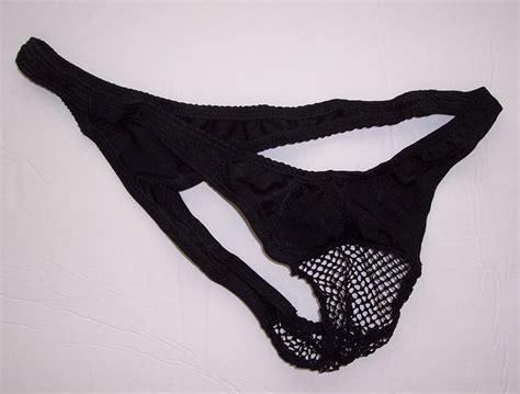 K1560 Hot Men Sexy Thong T Back Fishnet Pouch Colors EBay