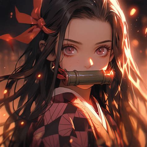 Nezuko Kamado Portrait By Tenshikun8 On Deviantart