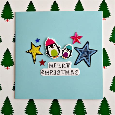 Handmade Christmas Card Diy Burkatron