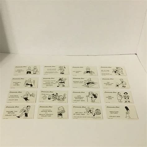 The Simpsons 2000 Monopoly Board Game Replacement Community Chest