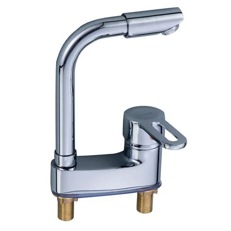 Bathroom Faucet Three Hole Wash Basin Cold Hot Faucet Degrees Rotate Tap Double Hole And