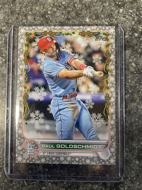 Topps Holiday Paul Goldschmidt Metallic Snowflakes Sp Hw Nl