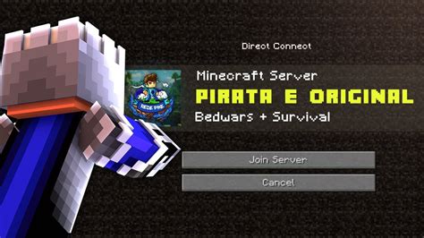 Melhor Server De Bedwars Bedrock Java E Mcpe Pirata E Original