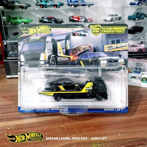 Hot Wheels Premium Team Transport Nissan Laurel Sgx Aero Lift Shopee Malaysia