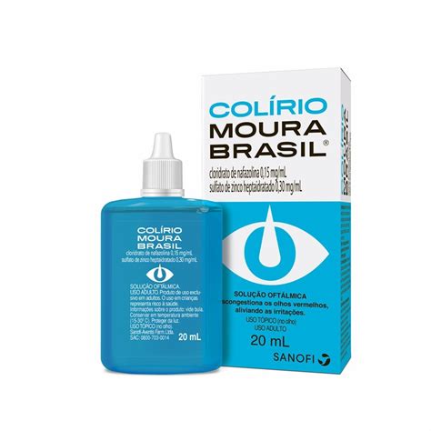 Colírio Moura Brasil 20ml PanVel Farmácias