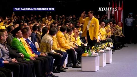 FULL Jokowi Ingatkan Golkar Jangan Sembrono Pilih Capres Atau