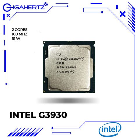 Intel® Celeron® Processor G3930 | Gigahertz