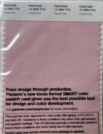 Pantone Tcx Cotton Swatch Card 13 2803 Tcx Pale Lilac