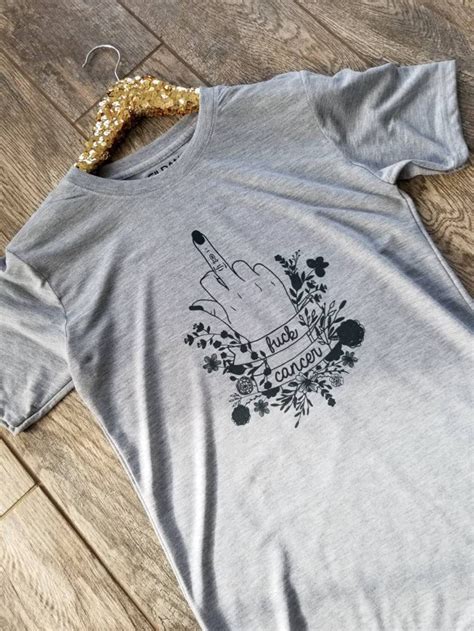 Fuck Cancer Shirt Personalize Ribbon Color Cancer Etsy