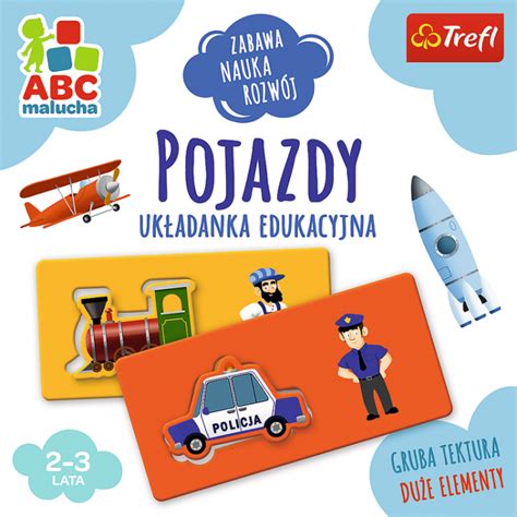 Gra Edukacyjna Pojazdy Abc Malucha Trefl Ksi Garnia Edukacyjna Pl