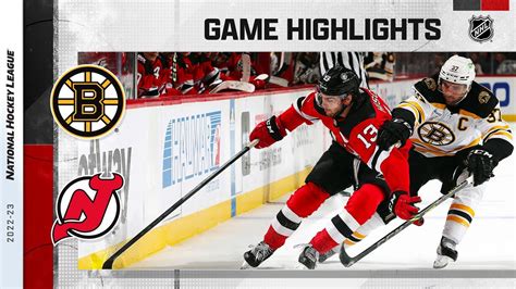 Bruins Devils Nhl Highlights Youtube