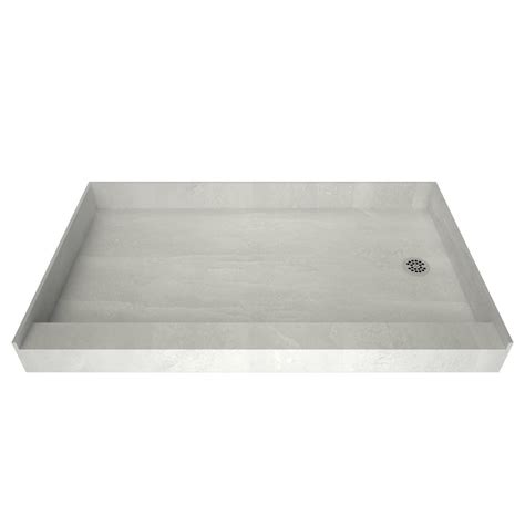 Tile Redi Redi Trench 30 In X 60 In Single Threshold Shower Base In Grey With Right Drain And