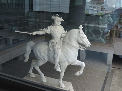 Equestrian statue of Francesco Sforza in Nagoya Japan