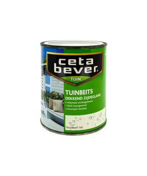 Cetabever Tuinbeits Dekkend Ivoorwit 743 750 Ml Verf En Behangland