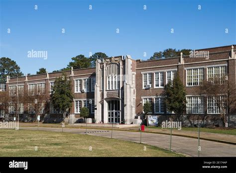 Old 1950s Style High School Building Grade School Or Middle Junior